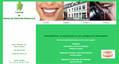 Desktop Screenshot of centre-dentaire.be
